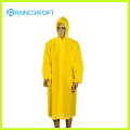 100%PVC Long Yellow Men′s Raincoat (Rvc-133)